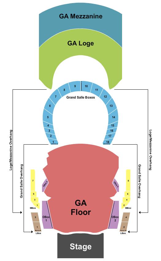 Skyline Stage At The Mann Seating Chart