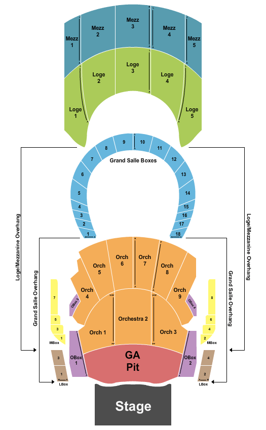 The Met Seating Chart