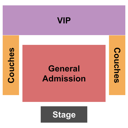 The Midway - CA Seating Chart: GA/VIP/Couches
