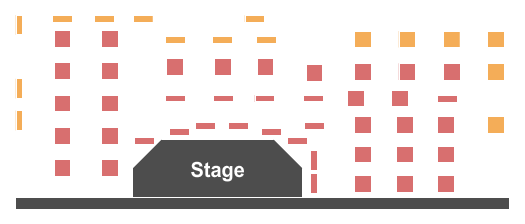 The Mockingbird at The Peace Center Seating Chart: Endstage