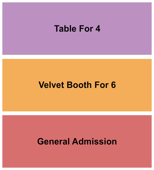 The Move - Greensboro Seating Chart: GA/Booth/Table