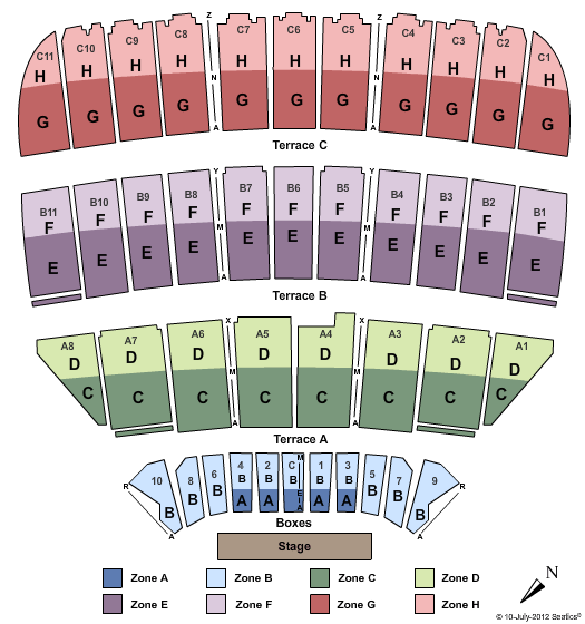 The Muny Seating Chart