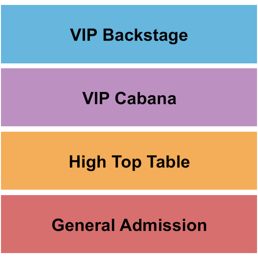 The Music Yard At SouthBound Seating Chart: GA/Table/Cabana/Backstage