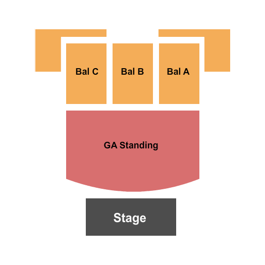The National - VA Seating Chart: Endstage 2
