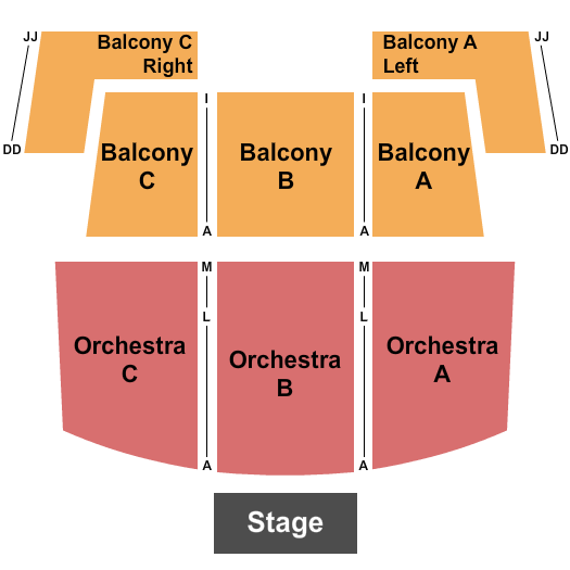 The National - VA Seating Chart: Endstage 3