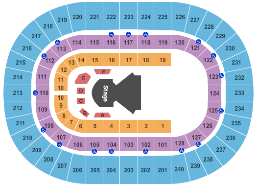 Disney On Ice Tickets | Seating Chart | The New Coliseum | Cirque - Ovo