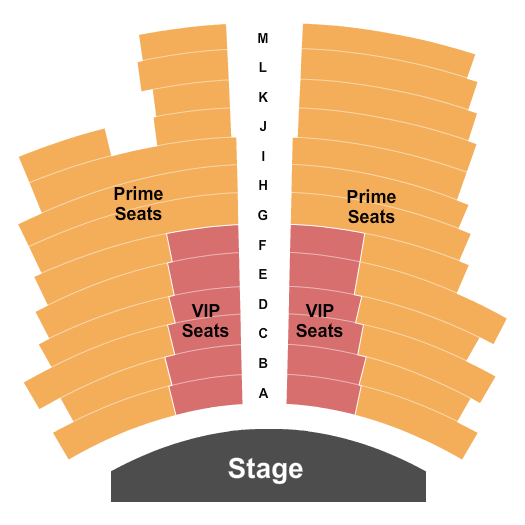 The New Granbury Live Seating Chart: VIP/Prime
