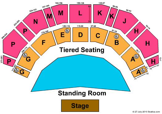 3arena Seating Chart