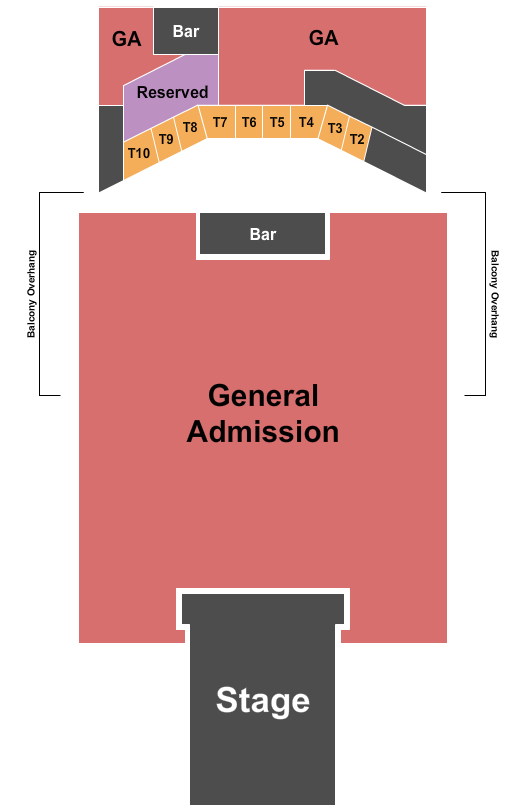 The Observatory - Santa Ana Seating Chart: Endstage GA