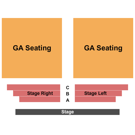 The Old Church - OR Seating Chart: GA/Front&Center