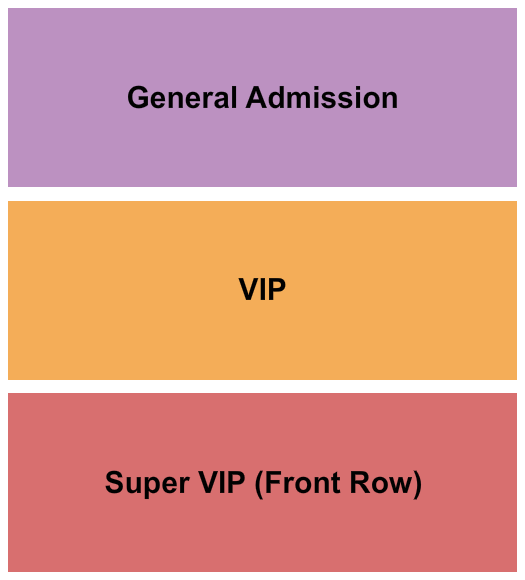 The Old Church - OR Seating Chart: GA/VIP/Super VIP