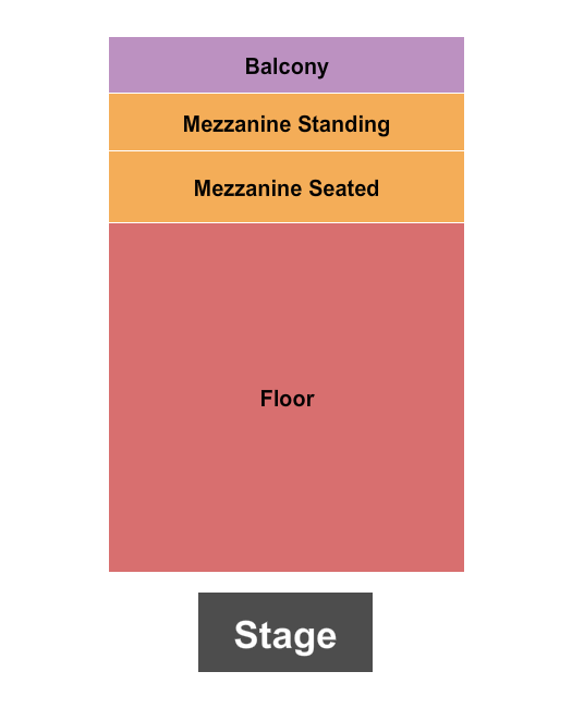 The Opera House - Toronto Seating Chart: GA Floor/Mezz/Balc 2