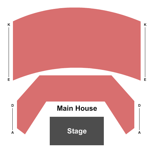 The Other Palace - Main Stage Seating Chart: End Stage