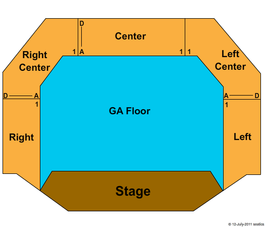 The Pageant Seating Chart
