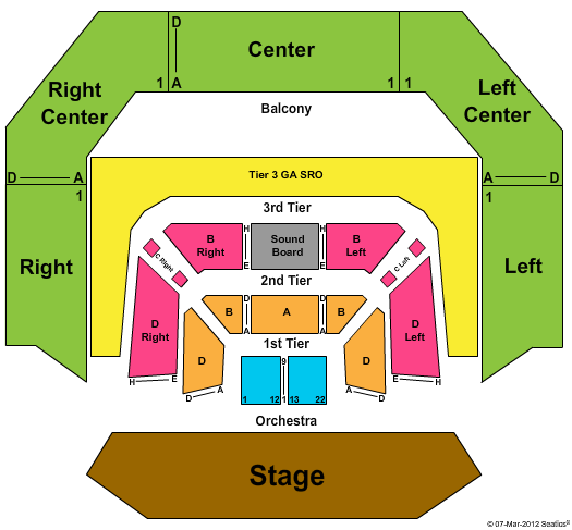 The Pageant St Louis Seating Chart