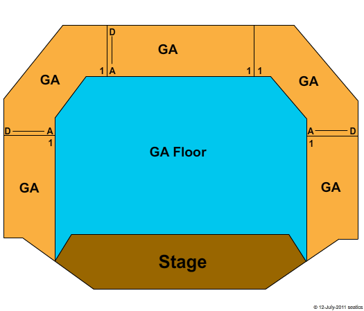 The Pageant Seating Chart