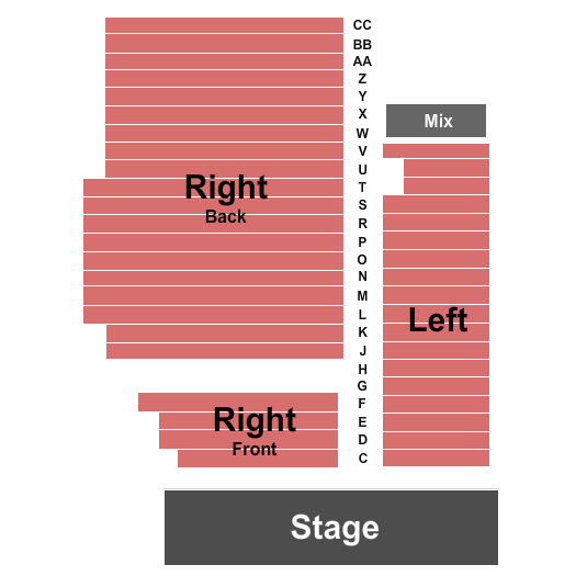 The Palace Danbury Seating Chart: Endstage