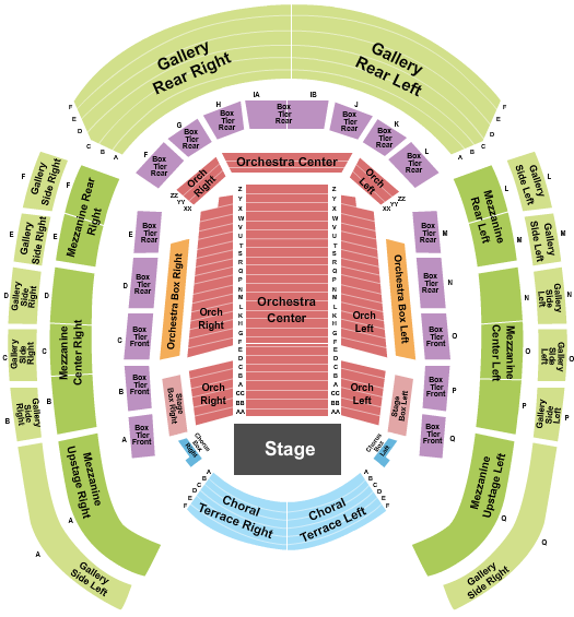 The Payne & Mencias Palladium At Allied Solutions Center For The Performing Arts Seating Chart: Endstage 2