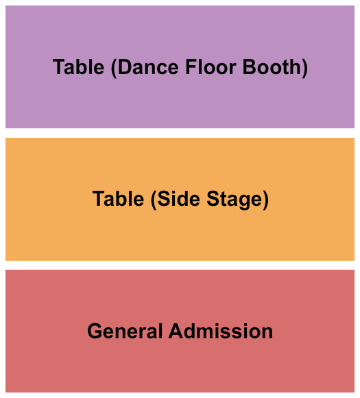 The Patio at Sunbar Tempe Seating Chart: GA/Sidestage/Booth