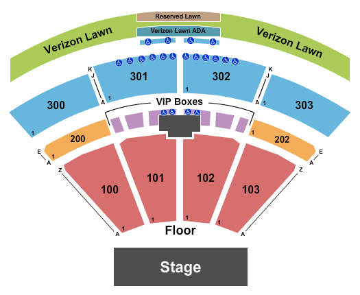 Dixie Chicks The Pavilion at Toyota Music Factory Seating Chart