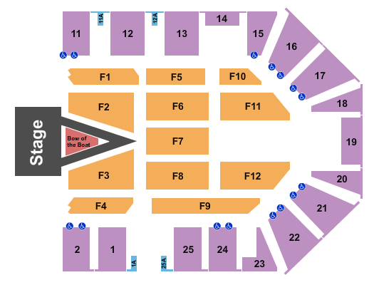 The Pavilion at Oregon State Fairgrounds Seating Chart