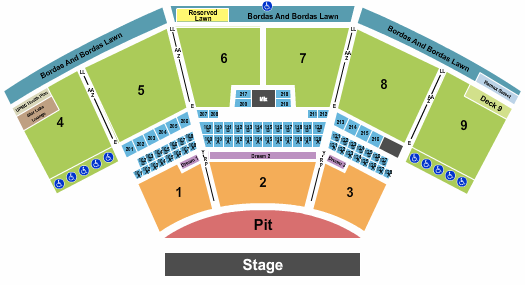 The Pavilion At Star Lake Seating Chart: Endstage GA Pit 2023