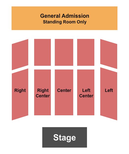 The Pavilion at the Santa Fe Depot Seating Chart: RSV & GA