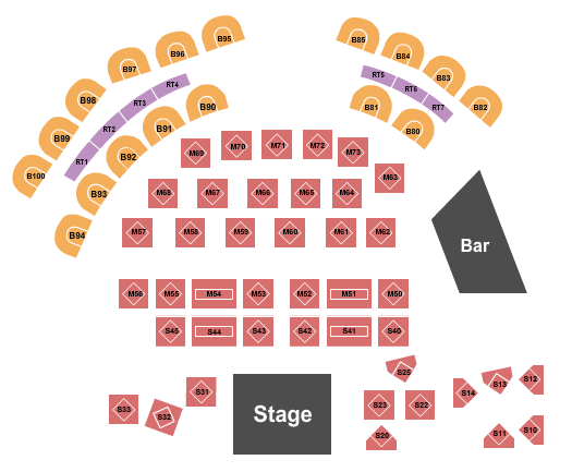 The Pearl Showroom At Pure Casino Yellowhead Seating Chart: Endstage 6