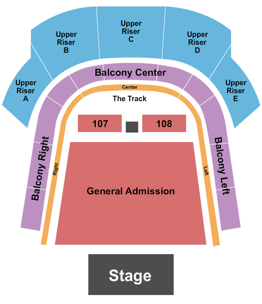The Pinnacle At Nashville Yards Seating Chart: Endstage GA Floor 2