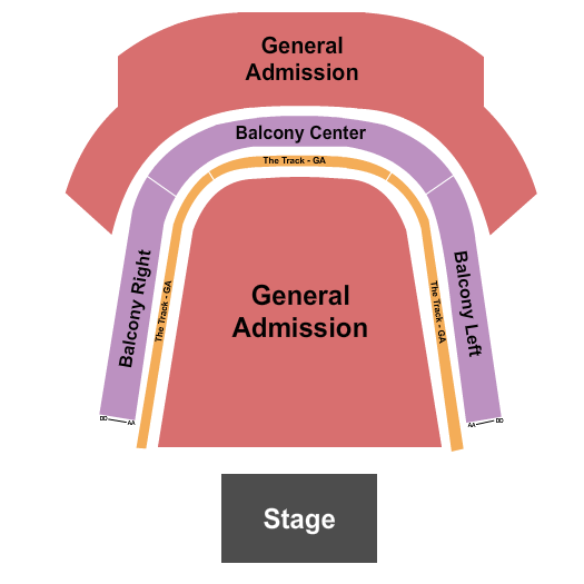 The Pinnacle At Nashville Yards Seating Chart: GA Floor & Rsvd Balcony 3