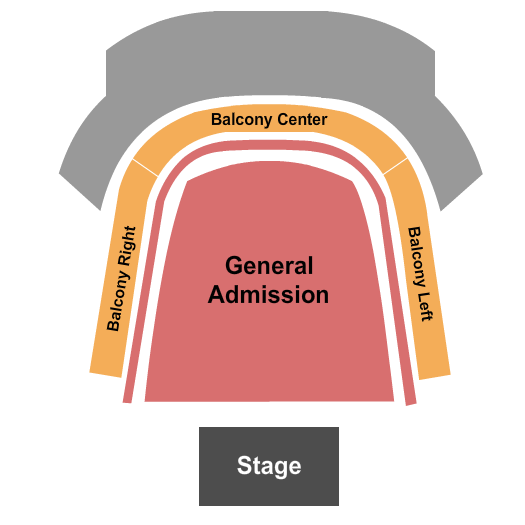 The Pinnacle at Symphony Place Seating Chart: GA Floor & Rsvd Balcony