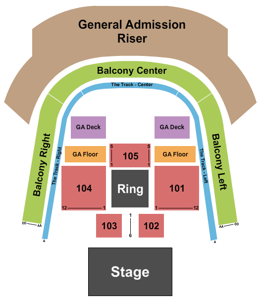 The Pinnacle At Nashville Yards Seating Chart: WWE