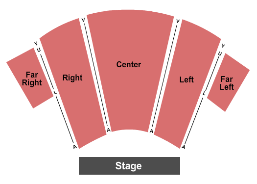 The Pioneer Amphitheater Seating Chart: Endstage