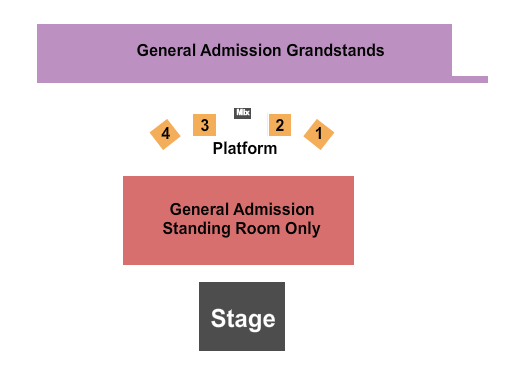 The Podium - Spokane Seating Chart: GAFloor- GA Grandstand
