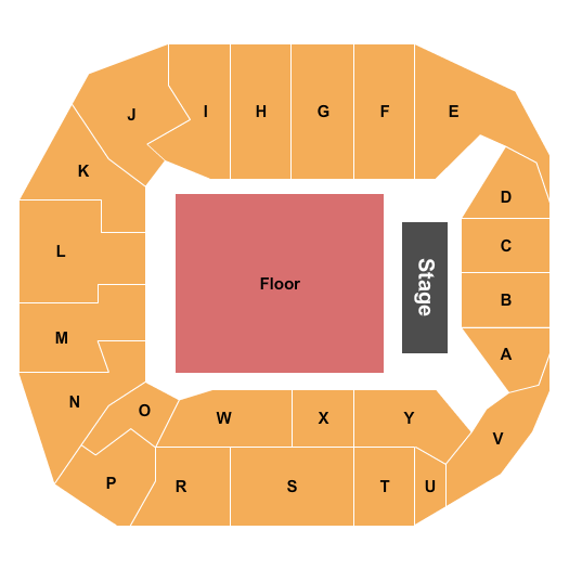 Adidas Arena Seating Chart: Endstage