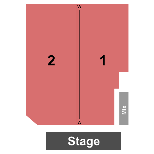 The Post Oak Room Seating Chart: Endstage