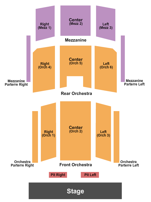 Appell Center Seating Chart