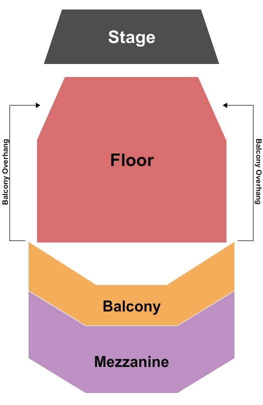 The Queen - Wilmington Seating Chart: Endstage GA