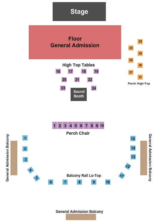The Ramkat Seating Chart: Endstage GA Floor 4