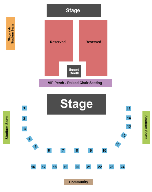 The Ramkat Seating Chart: Endstage Reserved