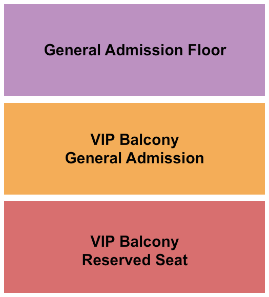 The Rave - Milwaukee Seating Chart: GA/Reserved & GA Balcony