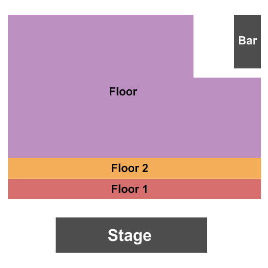 The Red Room at Dow Event Center Map