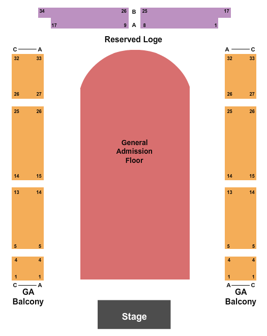 The Regency Ballroom Seating Chart: Atmosphere