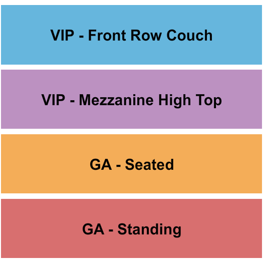 The Republic - New Orleans Seating Chart: GA/Mezz