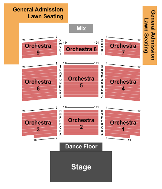 The Reserve Golf Club of Pawleys Island Seating Chart: Endstage