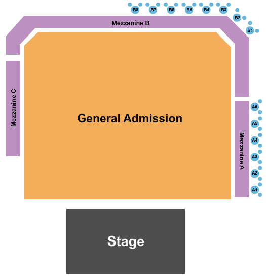 The Ritz - Raleigh Seating Chart: Endstage GA Floor 2