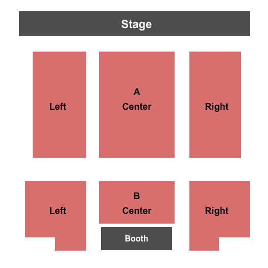 The Ritz Theatre Company Seating Chart: Endstage