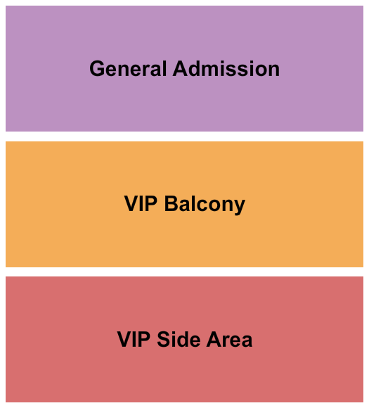 The Ritz Ybor Seating Chart: GA/VIP Balc/VIP Side