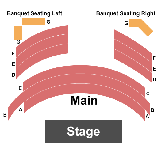 The Robin Drummond MainStage at Maryland Ensemble Theatre Seating Chart: Endstage