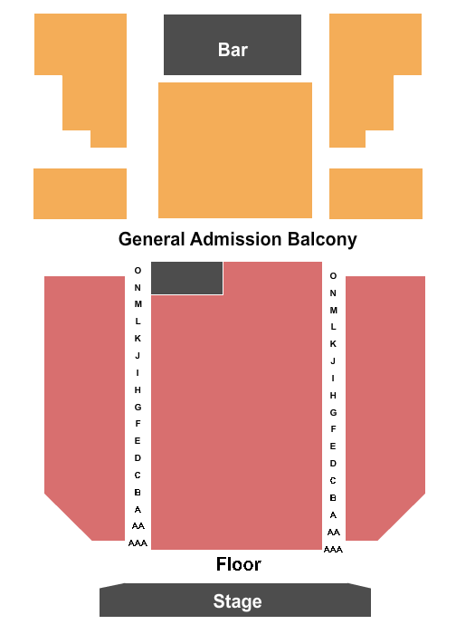 Rogue Theatre Seating Chart